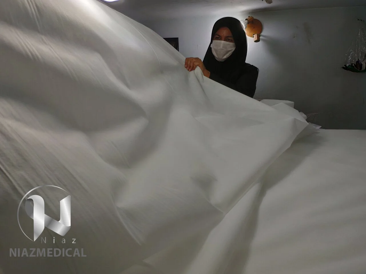 دوخت لباس بیمارستانی در منزل