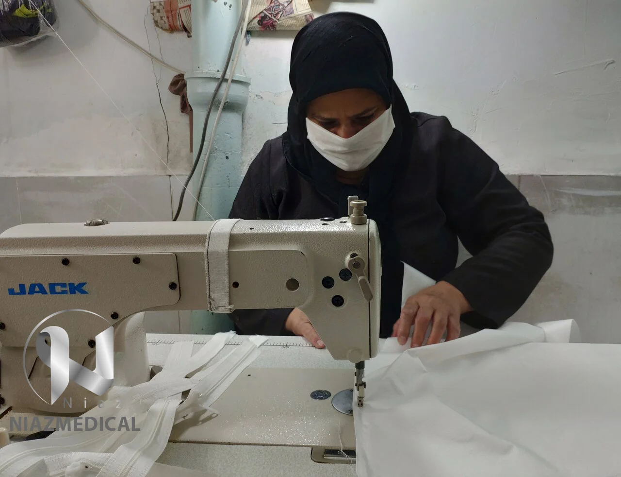 کارگاه لباس بیمارستانی ساری