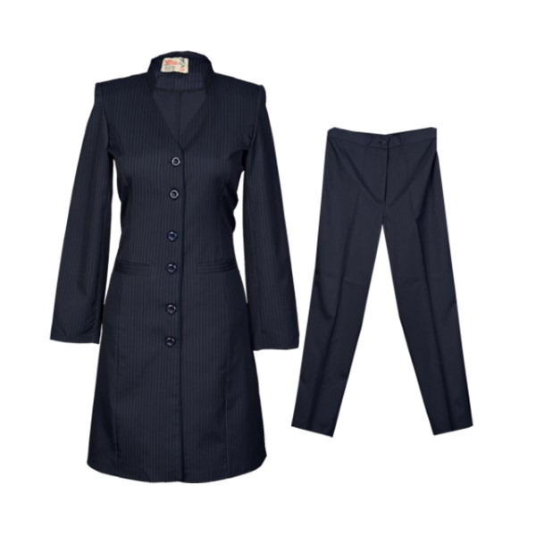 مانتو شلوار سرمه ای اداری